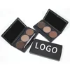 Private Label Eyebrow Powder Set Vegan Natural Eye Brow Powder with Brush Kit Makeup Custom Logo 3
