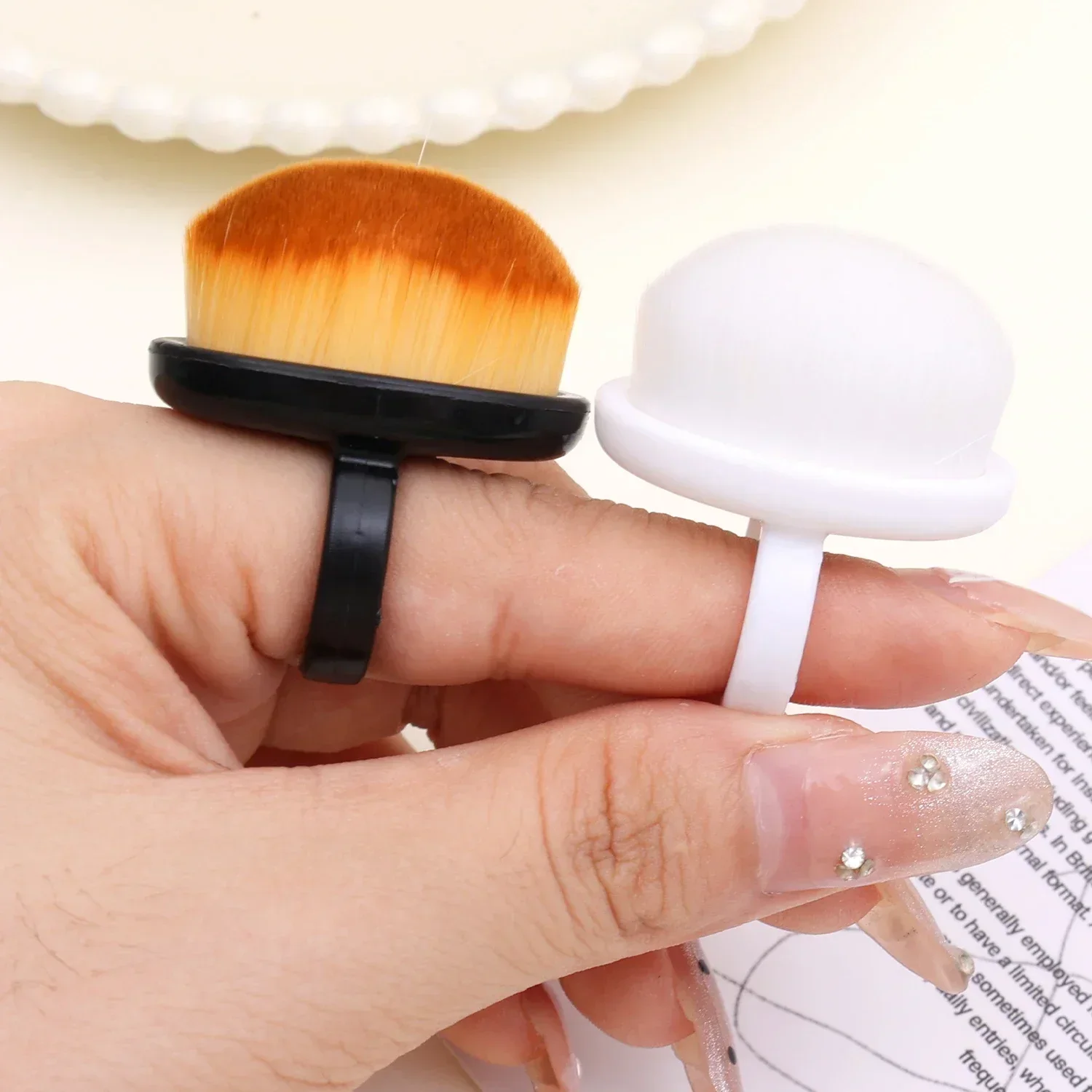 10x Nail Brushes Dust Cleaner Professional Delicate Soft Brush for Nail Art Gel Polish Removal Tool Women Manicure Accessories 3