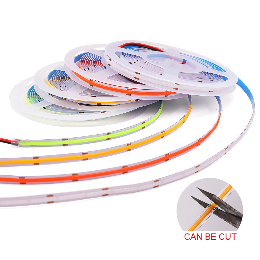DC 12V 24V COB Strip 320Leds/M White/Pink /Yellow /Ice Blue S9e543ca6e28a4a72803947edcd84b9672