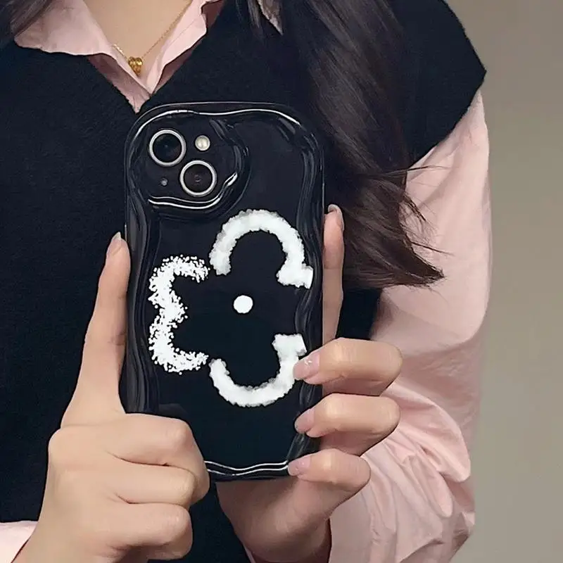 Floral Cat Soft Phone Case Cover