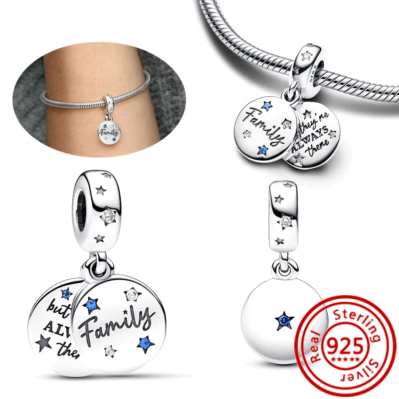 Charm Jewelry Sterling Silver Jewelry Beads Charms Sterling Silver Beads Silver Charm Bead Charm Bead Beads Jewelry Sterling Silver Beads Charm Silver Bead Bracelet Silver Charm Bracelet Bead Jewelry Making 925 Sterling Silver Family Friends Friendship Triple Dangle Charm Heart Beads Fit Original Pantaro Bracelet Fine DIY Jewelry
