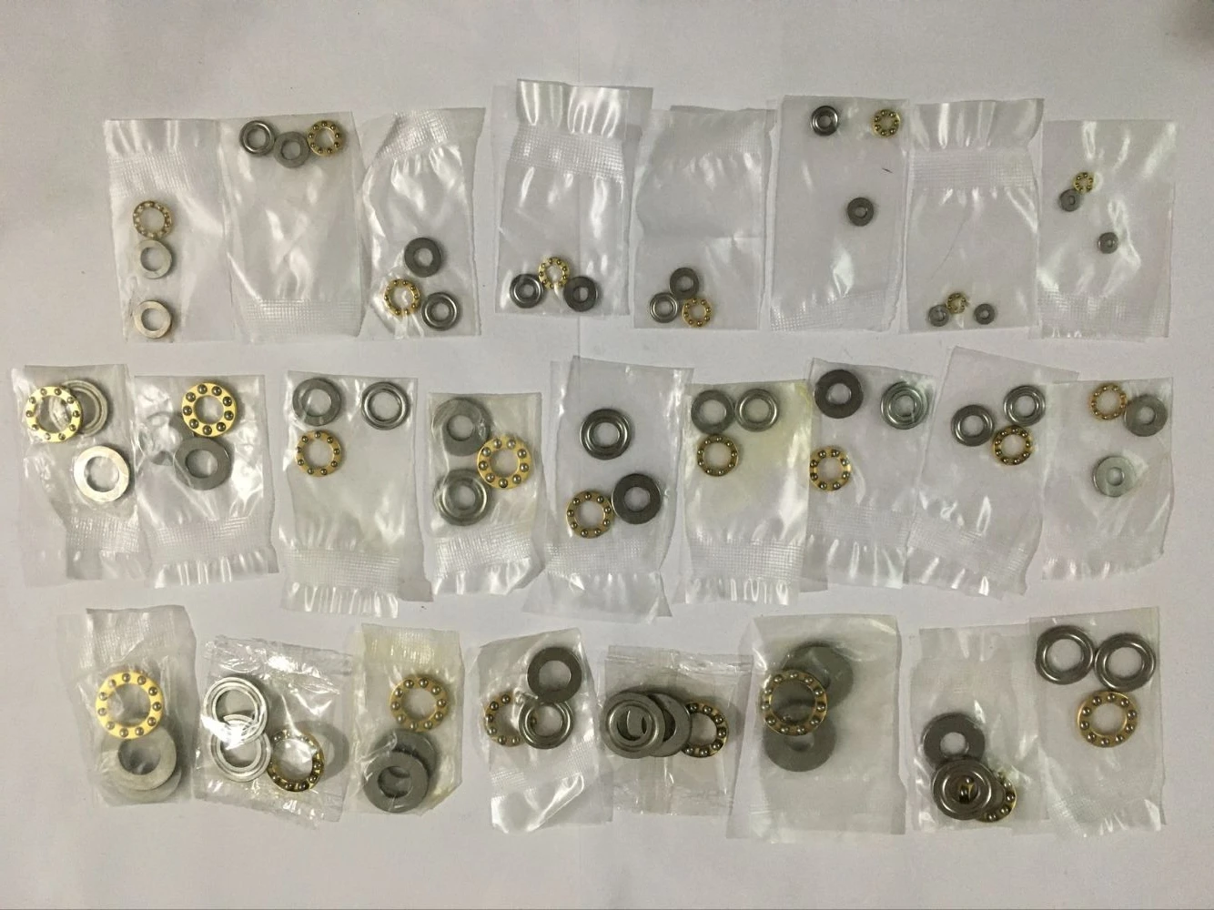 1PC F2-6M F3-8M F5-10M F5-11M F6-12M F8-14M F8-16M F10-18M F12-21M F12-23M Mini 3-in-1 Plane Axial Ball Bearing Thrust Bearing Ball Bearings