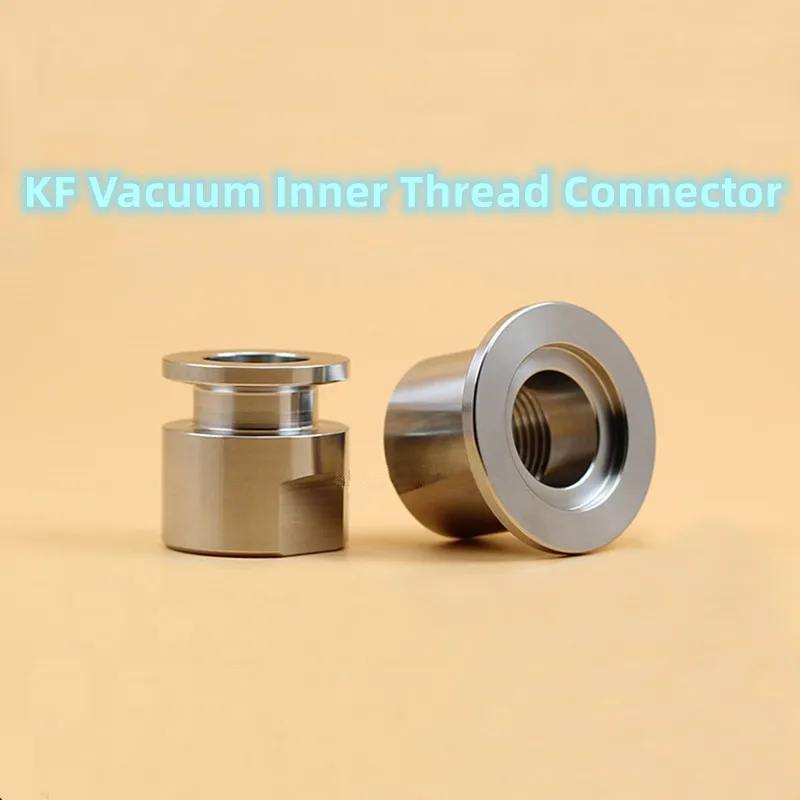 Vácuo Conector de Fio Interno de 304 Vácuo Junção de Rosca Interna de Carregamento Rápido Mandril Interno Junções de Fio Aço Inoxidável Kf401-1 23