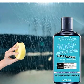 Car Windshield Scratch Remover | Chemical-Free Window Polisher | Easy to Apply | Windshield and Glass Polishing Kit 1