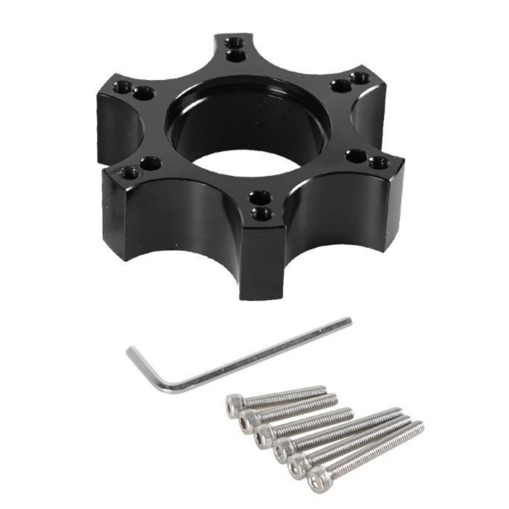 Piastra Adattatore Volante 70Mm Nera Per Logitech G27 / G29 / G920 / G923