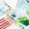 18 Wells Watercolor Paint Palette, Portable Folding Paint Palette for Watercolor, Acrylic & Oil Paints Wonderful box for Artists 3
