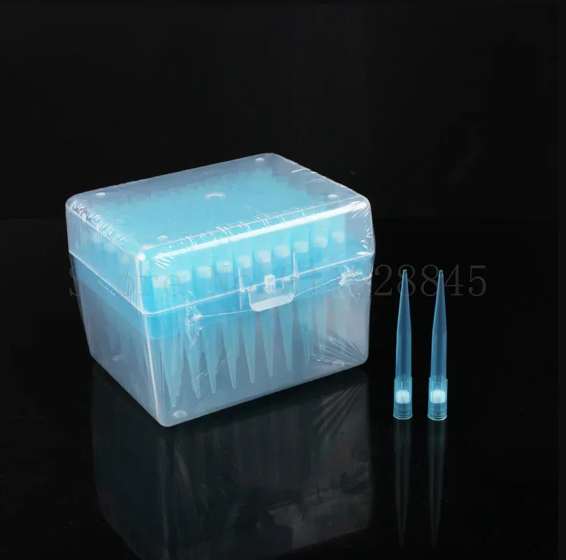 Lab Pipettor Tip Box 1set 10ul/10ul-L/20ul/50ul/100ul/200ul/300ul/1ml/5ml/10ml Plastic with Pipette Filter Tips for Experiment