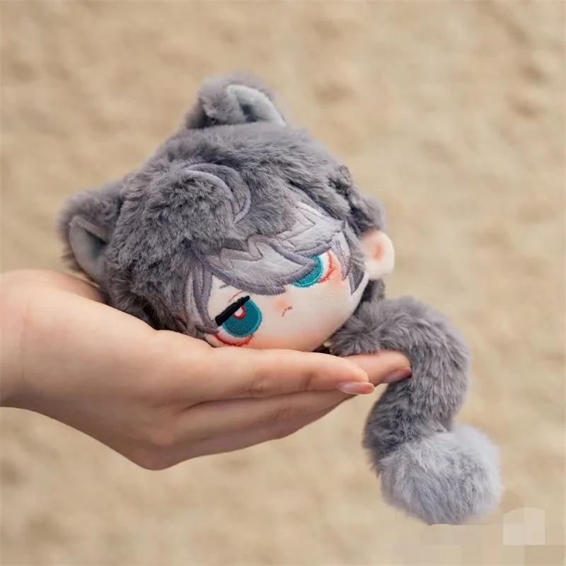 12cm Genshin Impact Alhaitham Plush Pendant Xiao Soft Keychain Keyring Stuffed Figurine Cartoon Cosplay Props Fans Collect Gift iffvgx cartoon a5 binder photocard holder kpop idol photo album photocards collect book album for photographs kawaii stationery