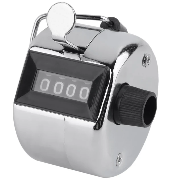 Chrome Hand Tally Counter