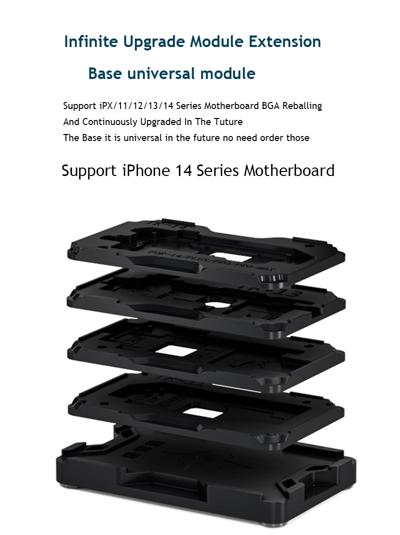 XZZ 18 IN 1 BGA Middle Layer Reballing Stencil Plant Tin Platform