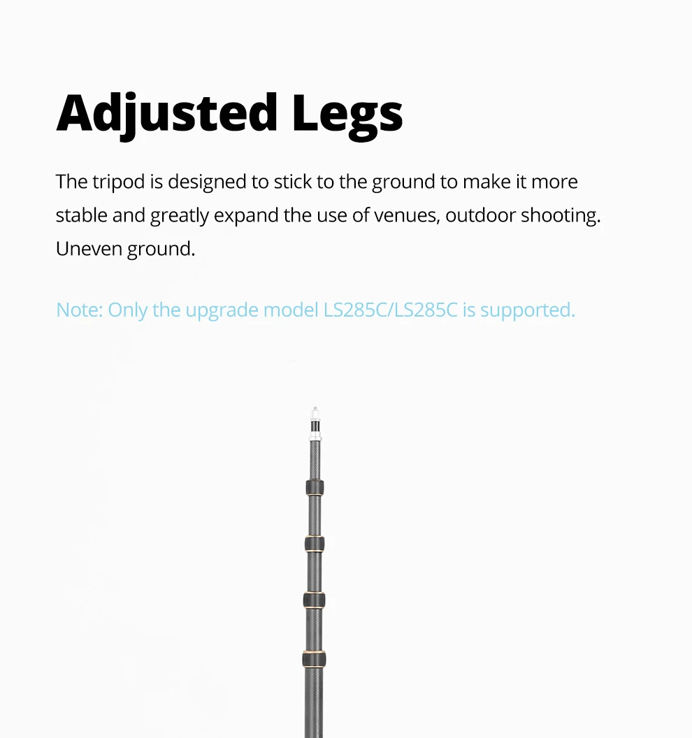 QZSD LS-255/285 Reverse folding light stand Photography outdoors Portable tripod