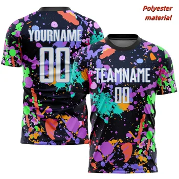 Maglie sportive personalizzate stampate in 3D T-shirt per uomo Nome Numeri Modello T-shirt Estate Casual O-Collo Top Maniche corte T-shirt