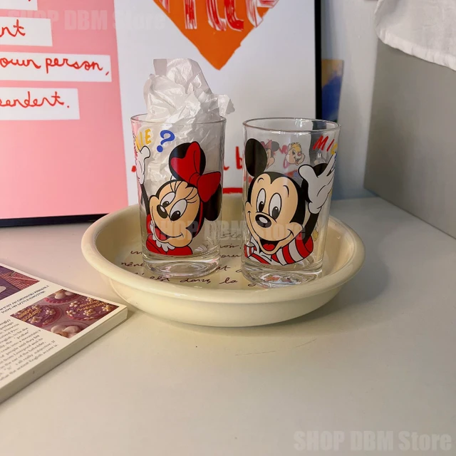 Anime Disney Mickey Mouse Donald Duck 500ML Cartoon Glass Measuring Cup  Clear Scale Show Mug Creative Bowl Breakfast Milk Cup - AliExpress