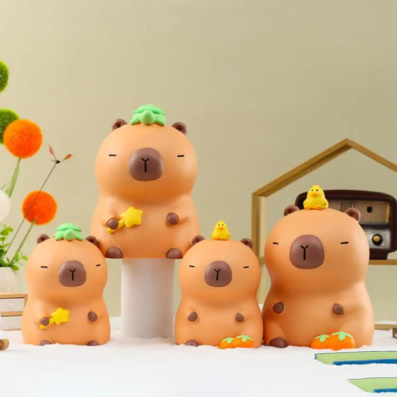 

Capybara Bank Coin Bank Kids Money Banks Blind Box Animal Figure Doll Toys Surprisee Box Children Girls Birthday Christmas Gift