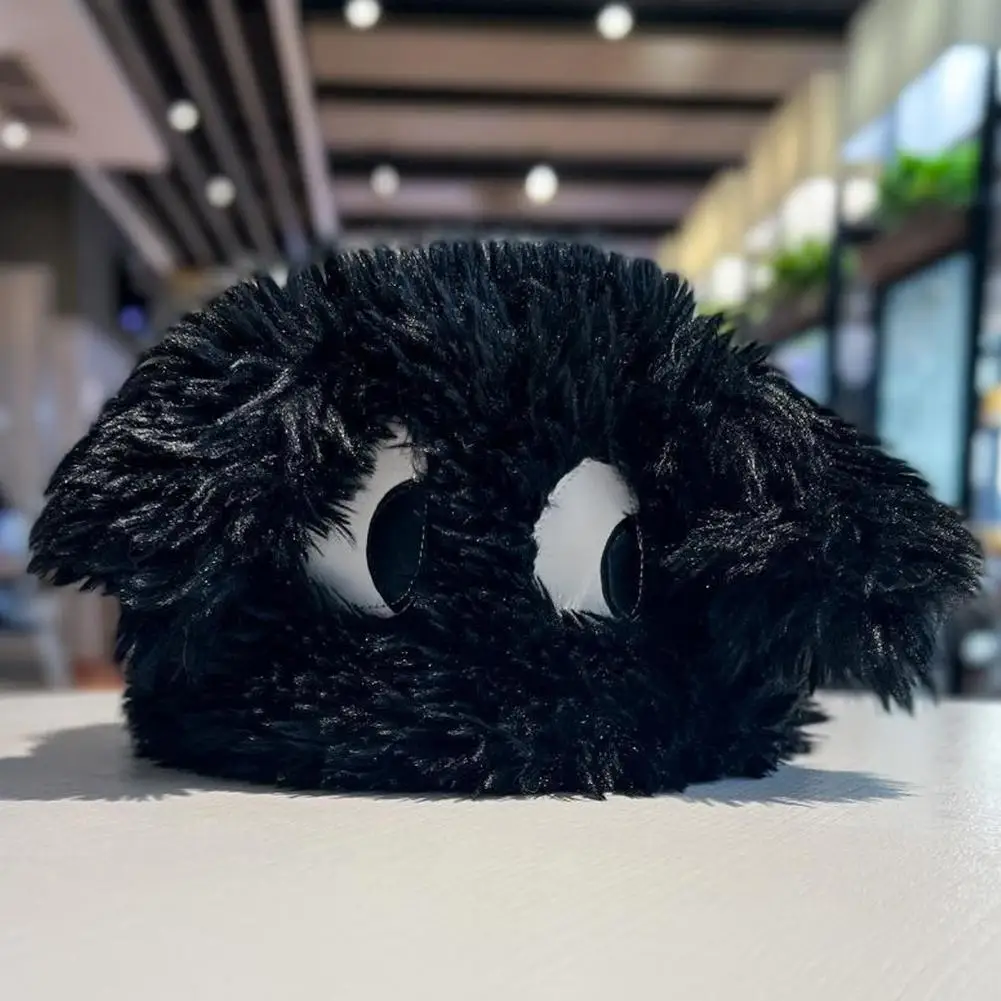 

Women Solid Color Beanie Winter Hat with Cartoon Puppy Design Thick Plush Elastic Anti-slip Ear Protection Lady Photo Prop