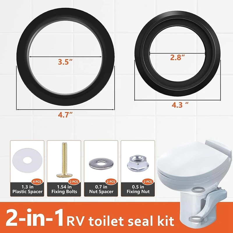 Rv Toilet Seal 34120,34117,34106 Replacement For Rv Toilet Parts-toilets  Waste Ball Seal Replacement