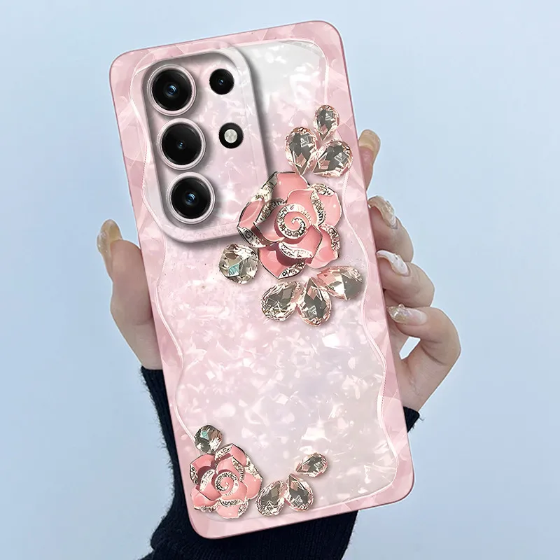 Simplicity Oil Painting Floral Silicone Soft Shockproof Back Cover
