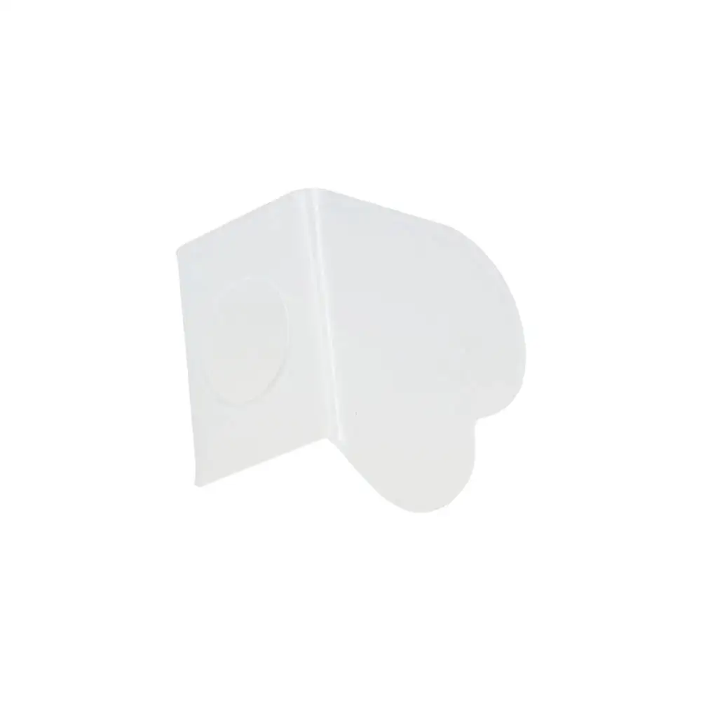 Acrylic Transparent Palette Portable Reusable Paint Palette Handheld Heart-shaped Foundation Mixing Manicure Tool