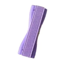 Elastic Phone Grip with Finger Strap - One - Hand Operation and Selfie Secure Wrist Strap (PURPLE)