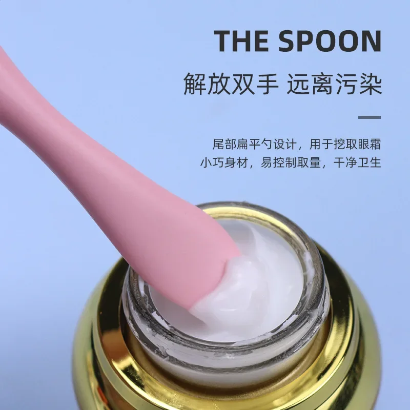 Stainless Steel Double Head Ice Roller Eye Cream Stick Dual-Use Eye Cream Spoon Face Ice Dressing Beauty Stick Face Massager