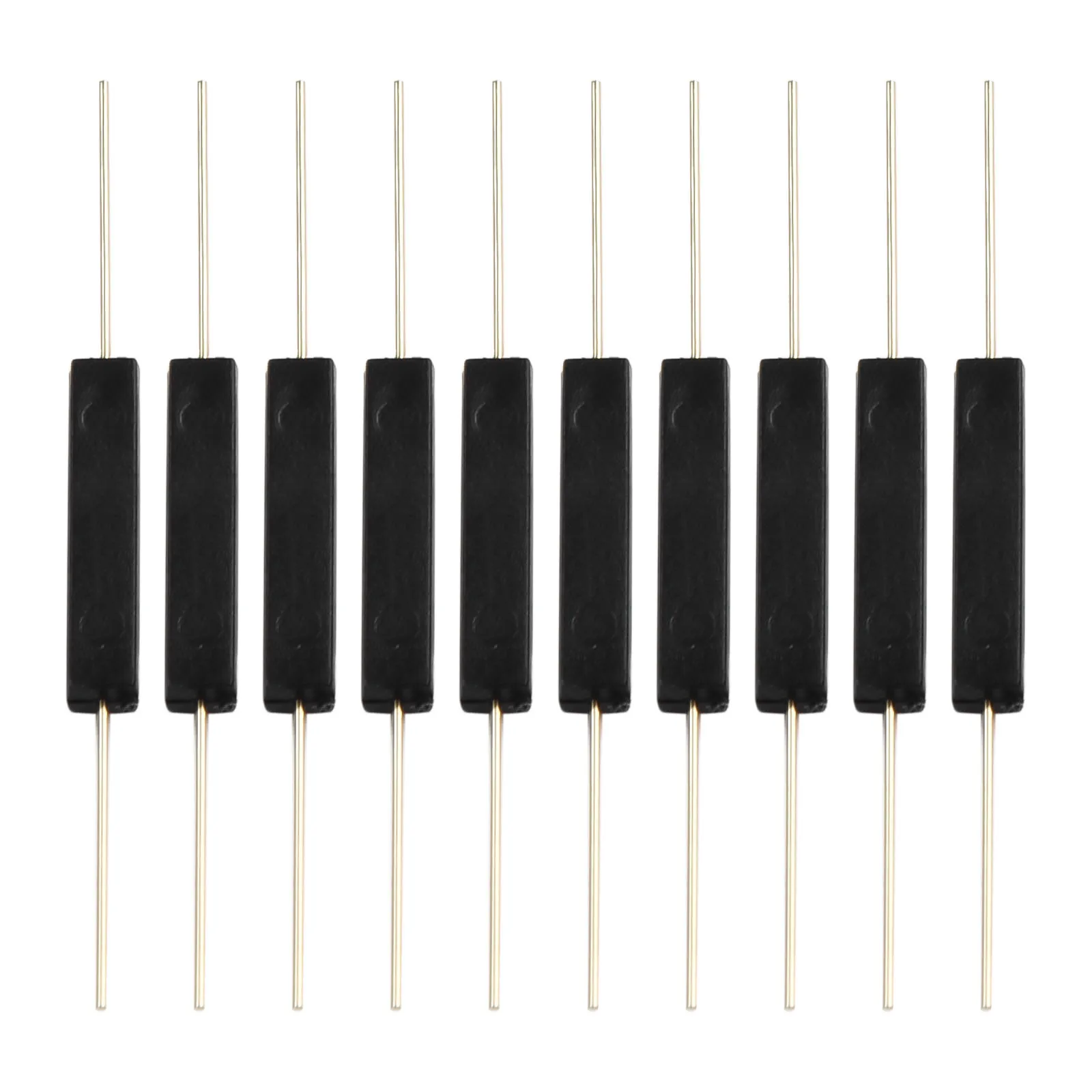 Long Lasting 10PCS Plastic Encapsulated Reed Switch Magnetic Sensor Inductive Switch Enhanced Magnetic Response