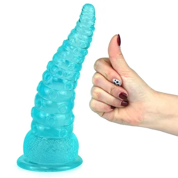Octopus Tentacle Dildo Adult Toys Vagina Massage Stimulate  Plug Anal with Suction Cup Penis Lesbian Sex Toys For Men Women Gay 3
