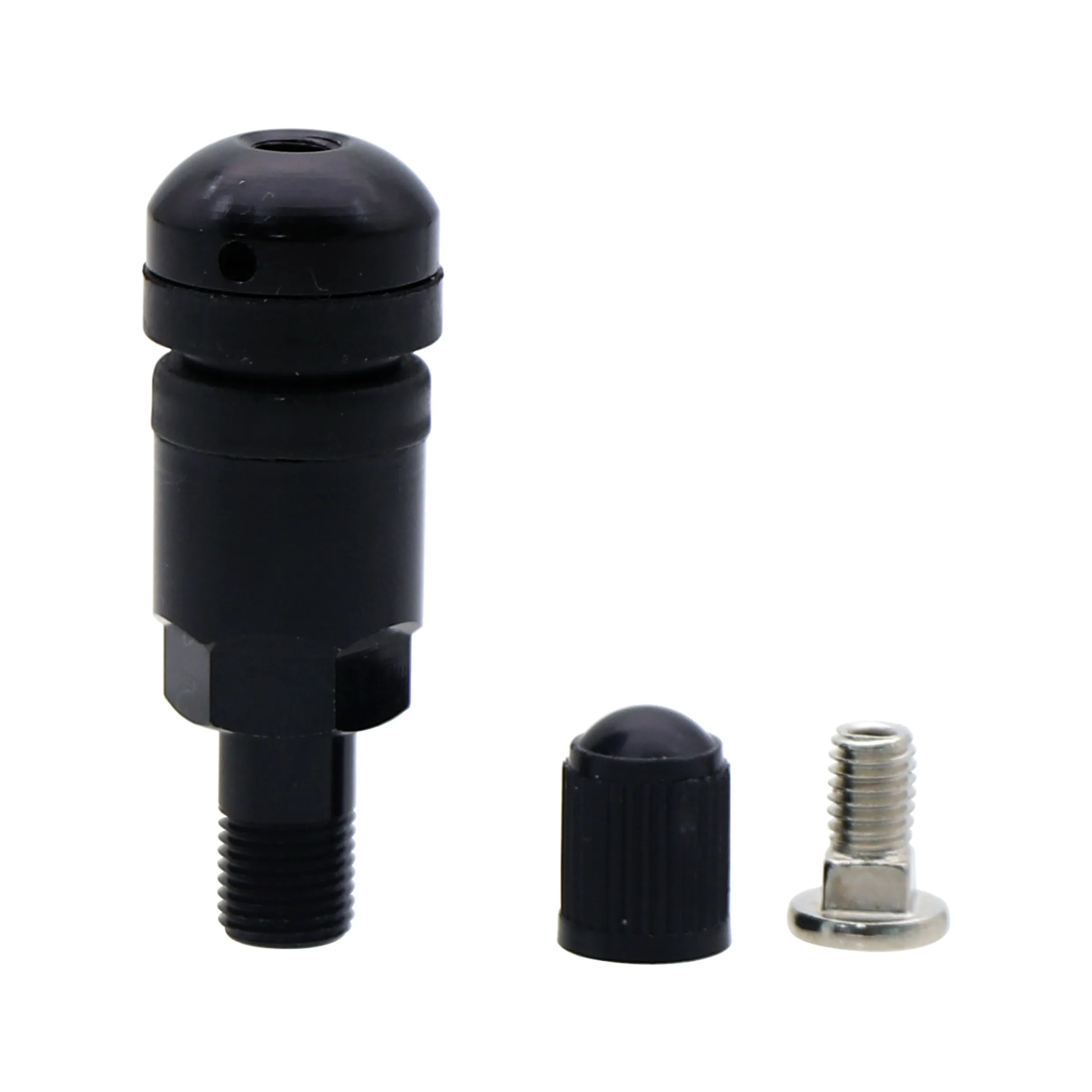 Premium Alloy Tubeless Tire Valve Set - 4 Pieces (Available in Silver or Black)