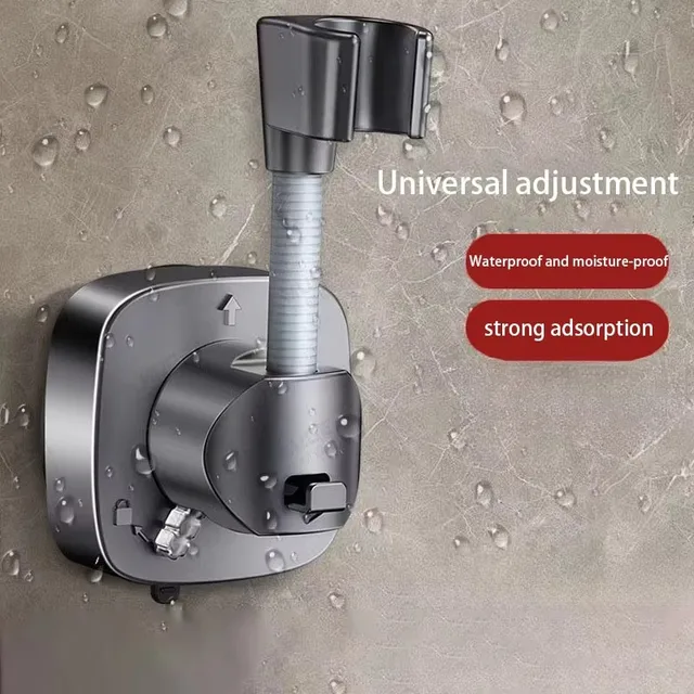 ขายึดฝักบัวแบบสุญญากาศ ขายึดหัวฝักบัว ปรับได้ ยึดติดแน่น แรงดูดสูง อุปกรณ์ยึดติดขนาดใหญ่ ไม่ต้องเจาะ 3
