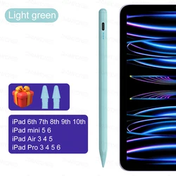Advanced Stylus Pen with Palm Rejection and Tilt Sensitivity (Light green)