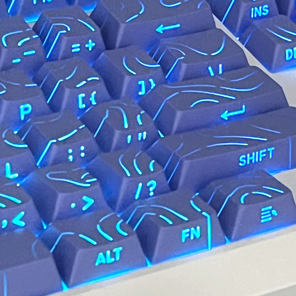 Cherry PBT Stripe Light Keycaps