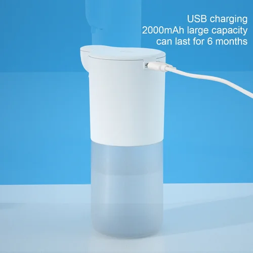 USB 충전 자동 유도 미니 거품 비누 디스펜서, 스마트 적외선 터치리스 핸드 워셔, 주방 욕실 디스펜서 4
