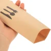100 Pcs Christmas Kraft Paper Cutlery Set Dinner Party Napkins Tableware Bags Storage Pouches 6