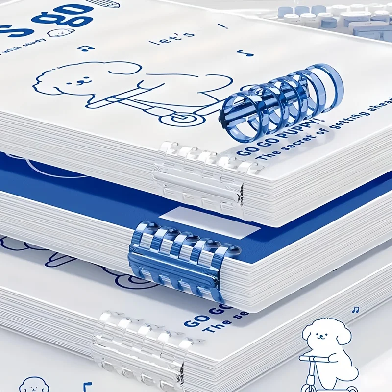 B5 Lined Loose-Leaf Notebooks with Smooth Writing and Waterproof Cover, Ideal