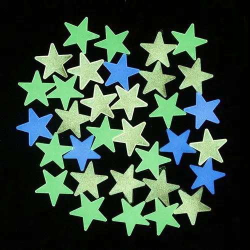 100Pcs/Set Stars Luminous Wall Stickers Glow In The Dark For Kids Baby Room Decoration Decals Colorful Star Home DIY Decor Mural - Image 5