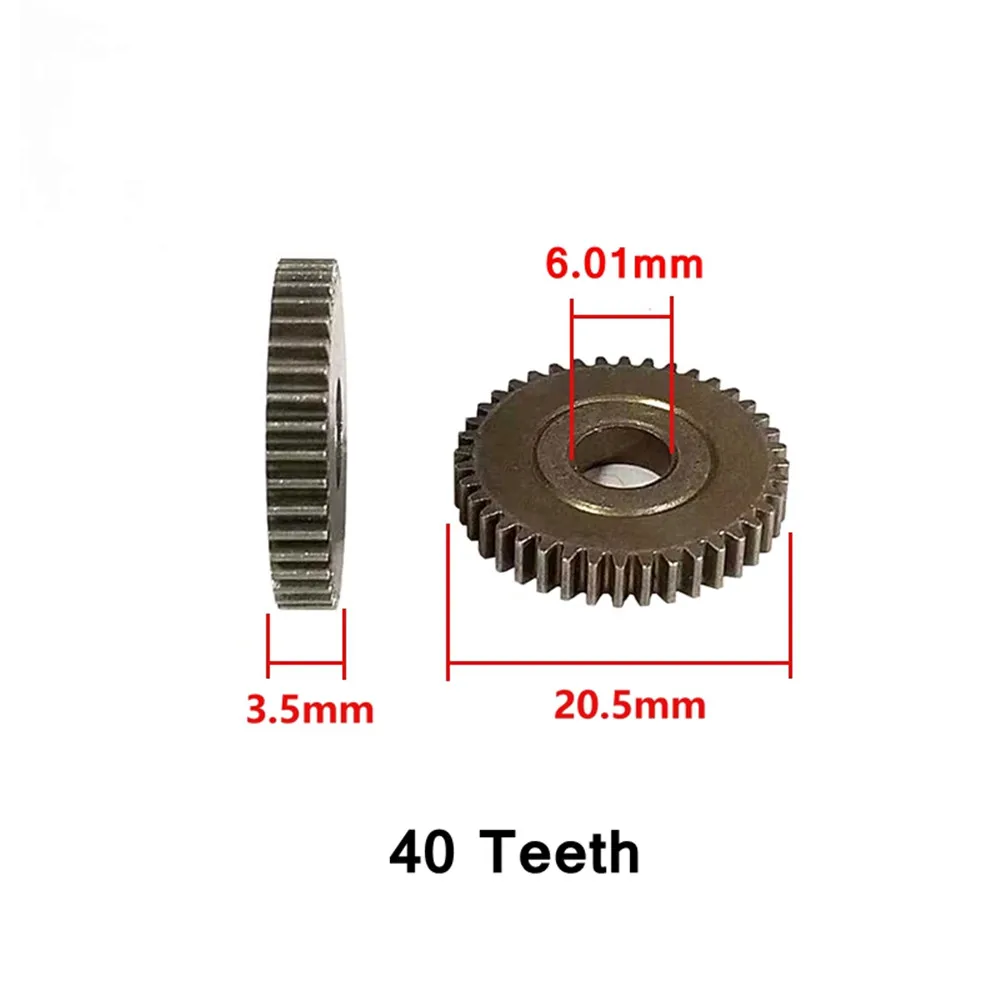 0.5M Metal Gear Single/Double Gear 18/24/36/42/50 Teeth 3/4/6mm DIY Model Tool Parts