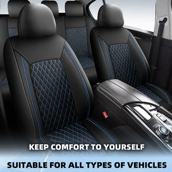 Coprisedili per auto Set completo Panca posteriore divisa anteriore per auto Panno universale SUV Berlina Van Coperture interne automobilistiche 0910