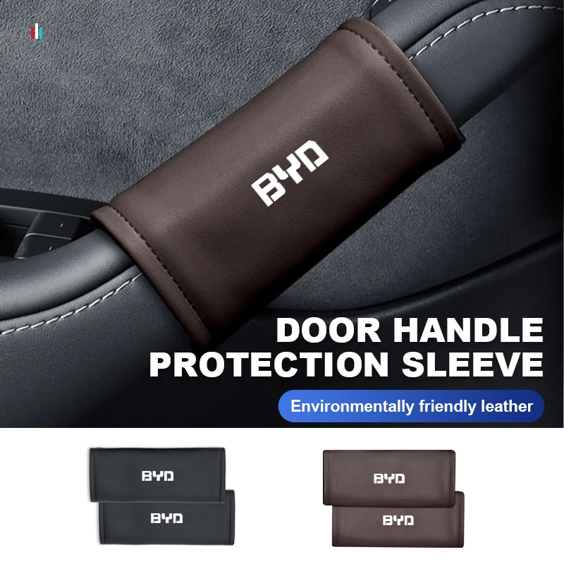 Maniglia Della Portiera Dell'Auto Custodia Protettiva In Pelle Accessori Per Byd Per Byd Atto 3 Act Tang F3 E6 Yuan Song Plus Ev F0