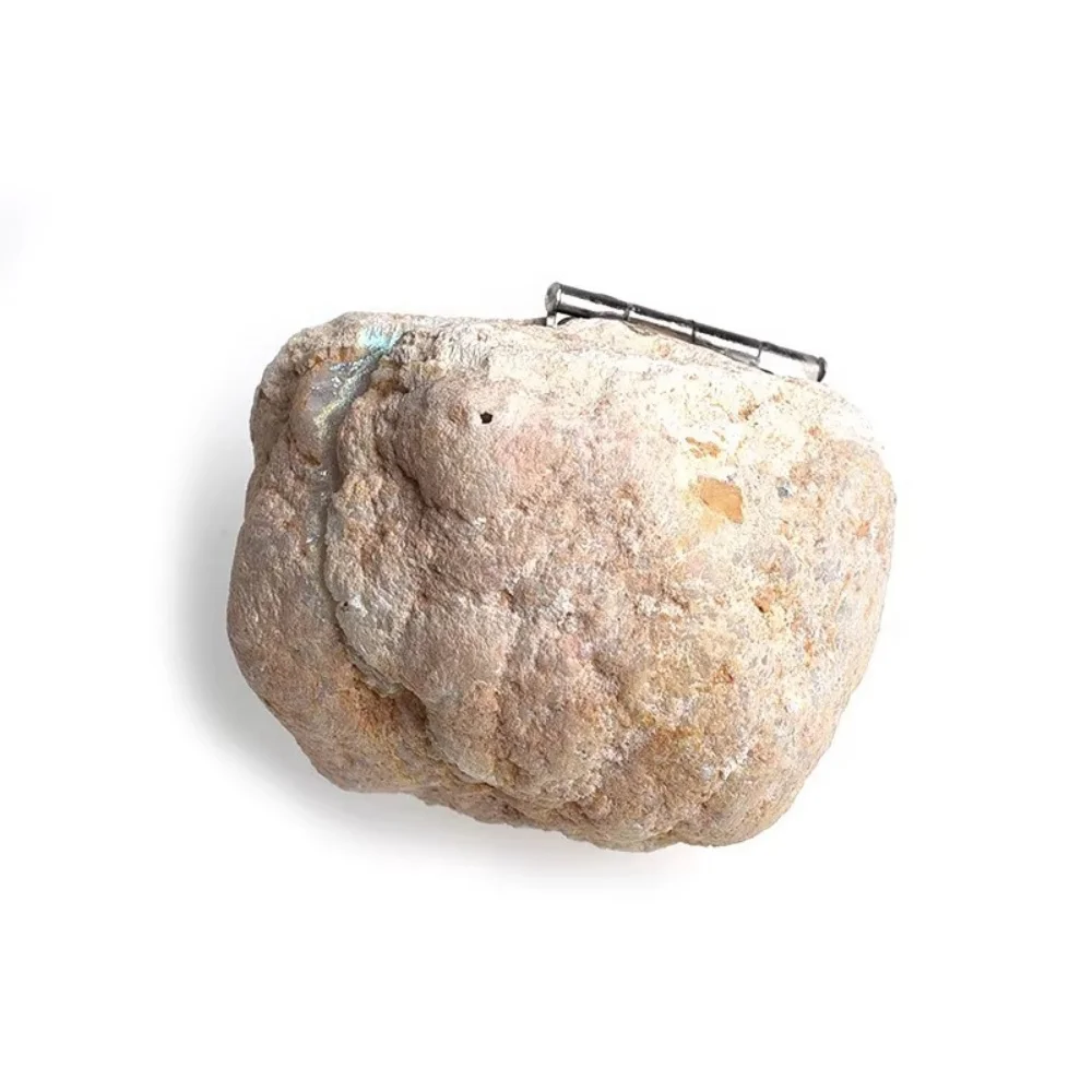 Natural Agate Geode Crystal Raw Stone Morocco Quartz Geode Ring Box Jewelry Earrings Storage Accessories Gift 2