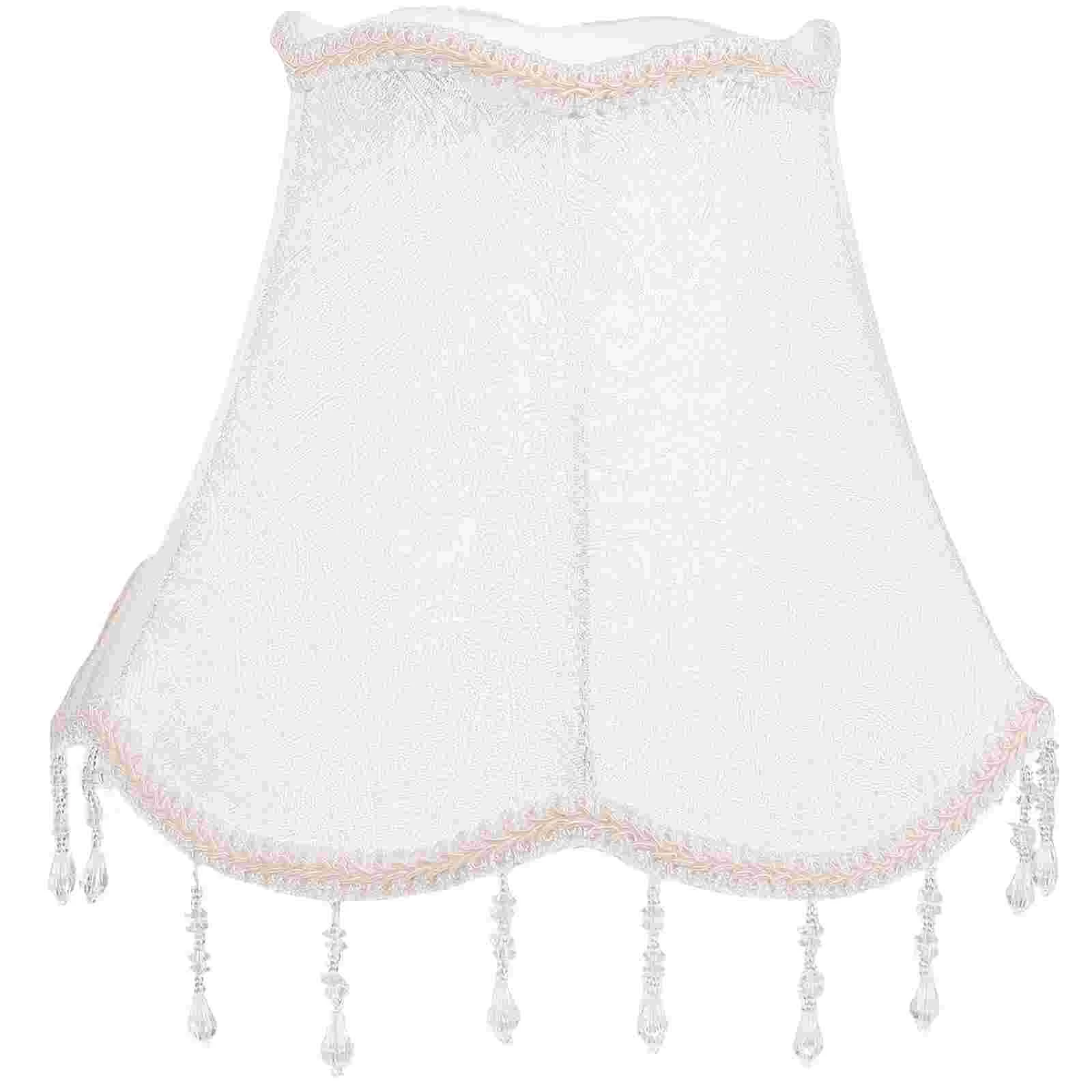 

Desk Lamp Table Lamps Shades Floor Household Lampshade Light Bulb Tassel Lampshades Hotel Chiffon Fabric by The Yard