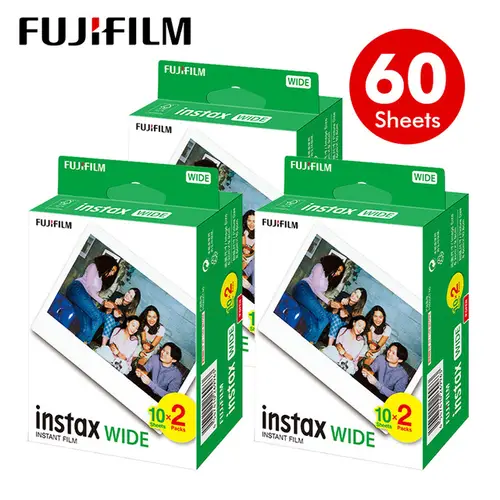 10-100 Sheets Fujifilm Fuji Instax 5 Inch Wide Film White Edge Paper For Fuji Instant Camera 300/200/210/100/500AF Photo Paper - Image 10
