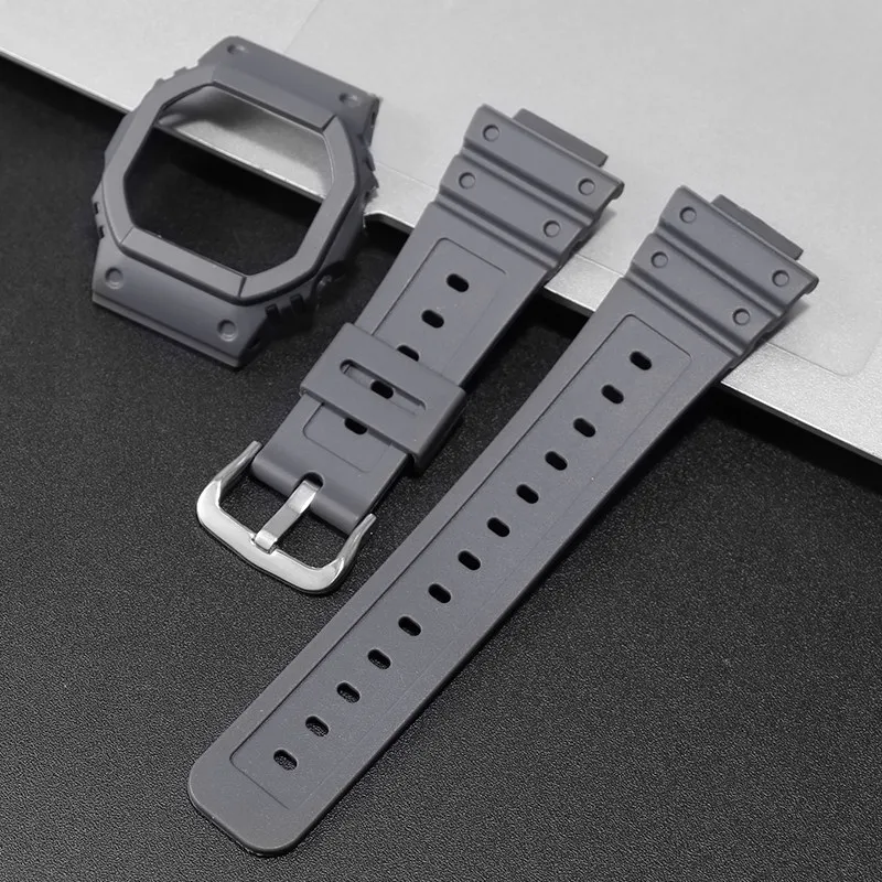 Enhanced Silicone Watch Strap for G-SHOCK Small Square Watches