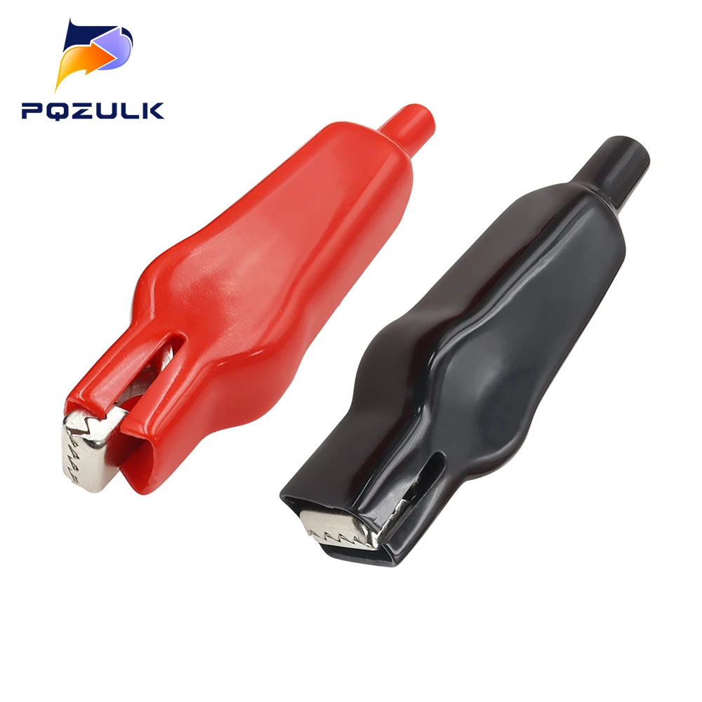 Alligator Clips Electric Test Clamp Test Clip Test Leads Electrical Clamp 1PCS Sheathed