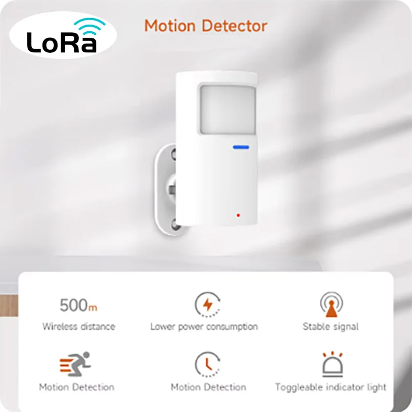Motion Sensor Wireless PIR Motion Detector for Home Security Protection Burglar