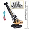 RC Truck Children's Electric Alloy Arm Remote Control Crane Engineering Vehicle Electric Crane Car Toys for Boys Birthday Gifts 5