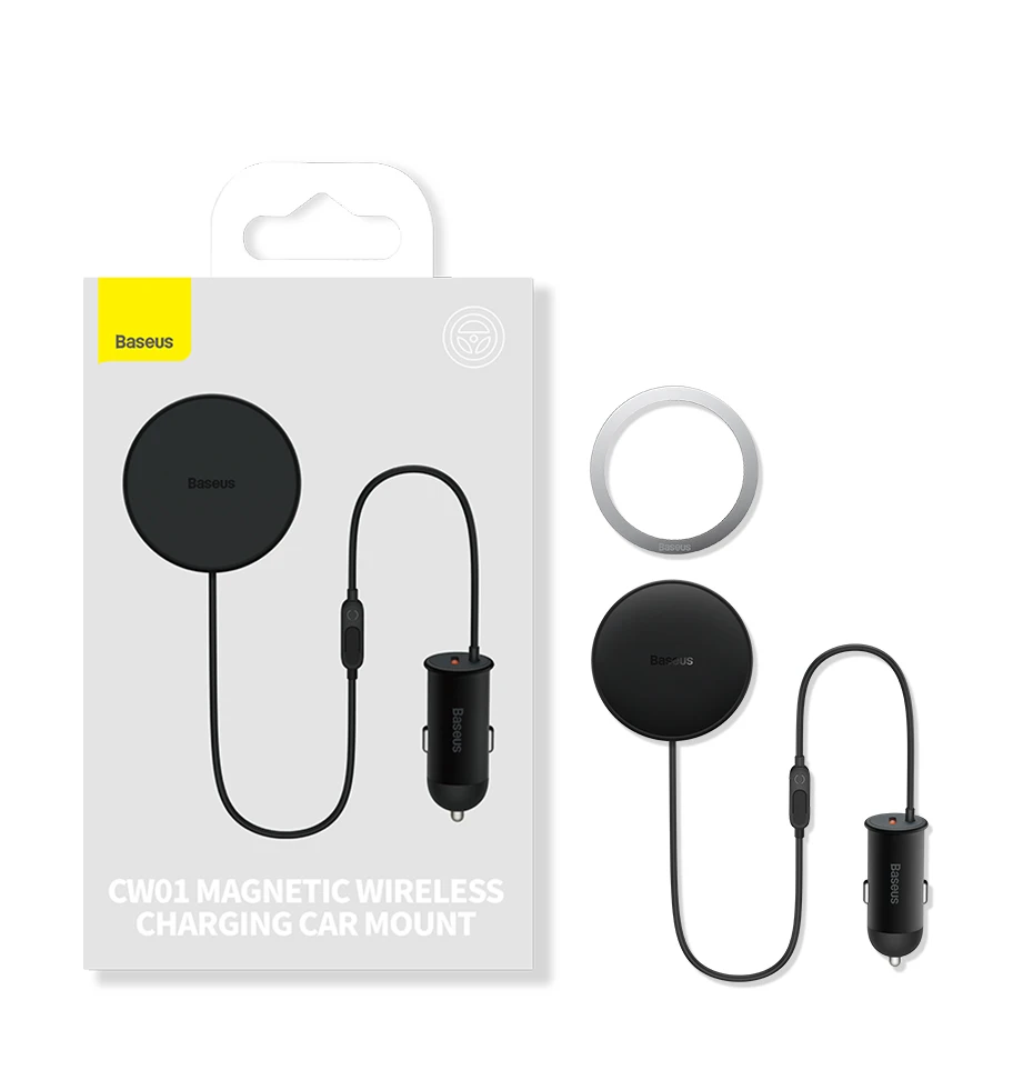 Baseus Car Wireless Charger Holder 40W Fast Charging USB A Type C