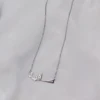 Collier ethnique avec nom arabe personnalisé pour femme, pendentif plaque signalétique en acier inoxydable, bijoux personnalisés, cadeau