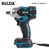 HILDA 18V Electric Impact Wrench Rechargeable 1/2 Socket Wrench Cordless Without Battery High Power Impact in Car Repair 3