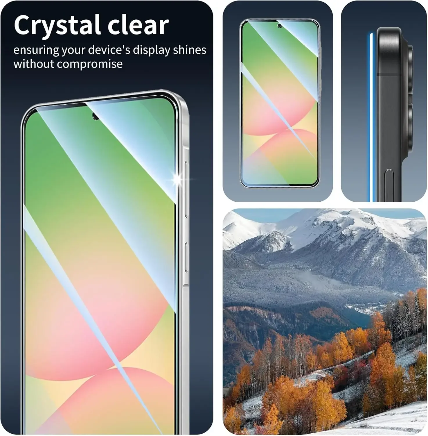 Tempered Glass Screen Protector For Samsung Galaxy S25 S24 S23 Plus Ultra 23FE S25Edge A56 M56 F56 A04S A23 A26 A36 SS10e S20FE