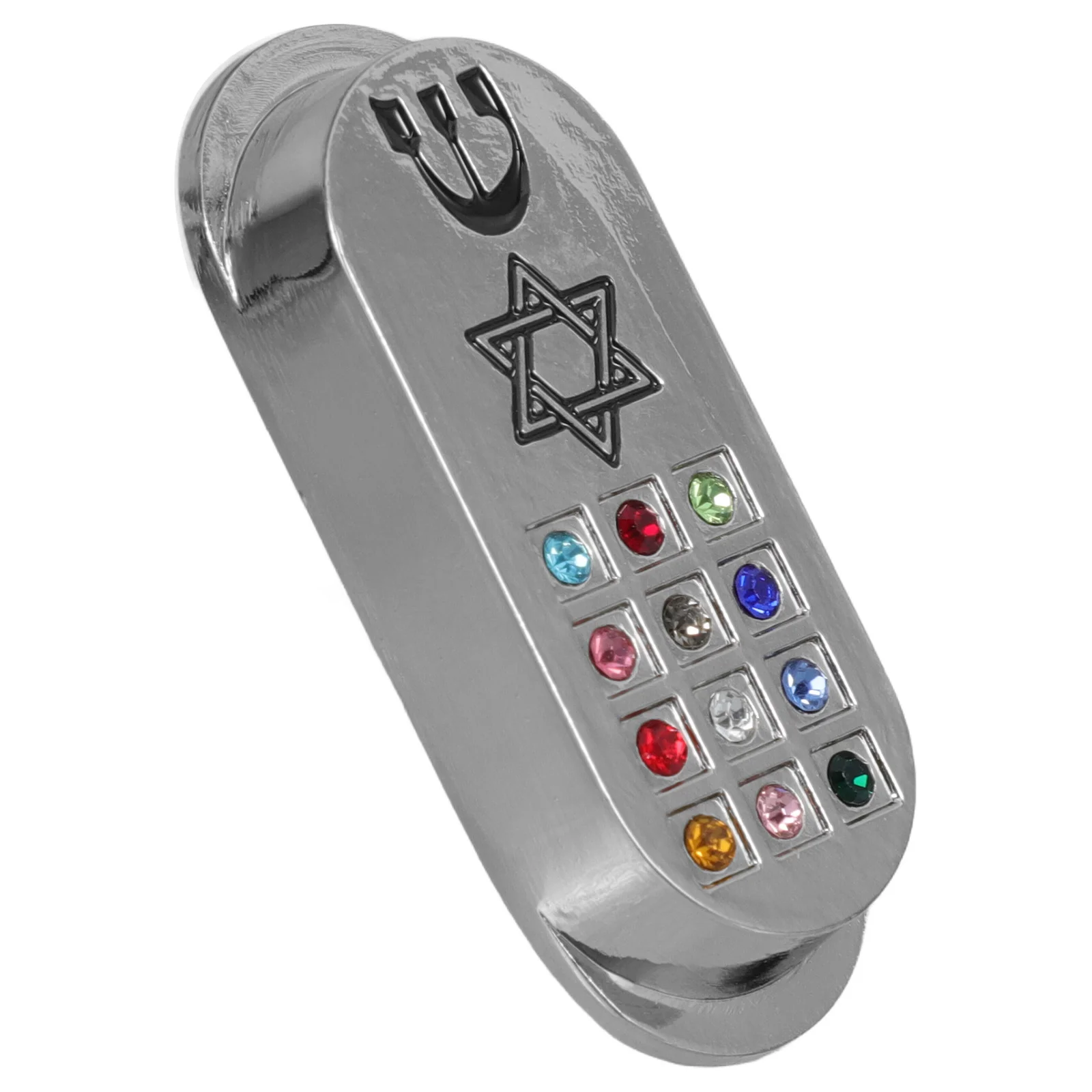 Metal Mezuzah Judaica Car Mezuza Metal Mezuza Plaque Religious Mezuzah Metal Mezuzah With Scroll Travel Mezuzah 3
