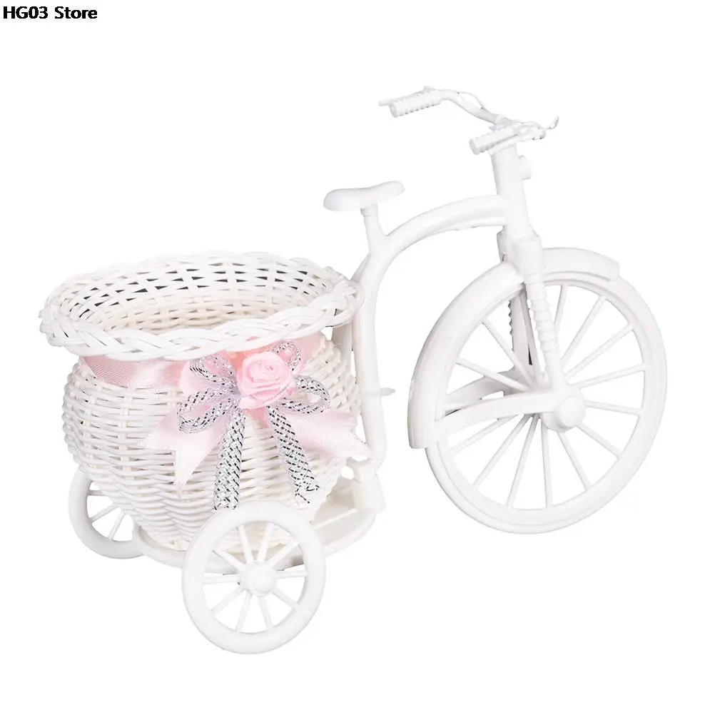 Haodeba Handmade Flower Vase bikecycle/Bike Flower Basket home Decoration Flower Vase pots Gift 26*16*12cm 2